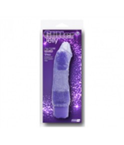 Glitter Jelly Simli 17cm Vibratör - Mor