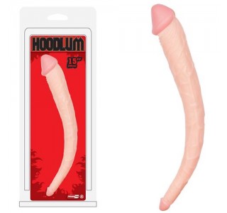 Hoodlum 38 cm Çift Taraflı Dildo