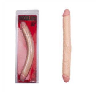 Hoodlum Çift Taraflı 43cm Ten Rengi Dildo