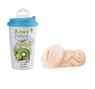 Kiwi Juice Bardaklı Suni Vajina Mastürbatör