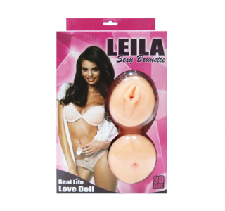 Leila Sexy Brunette Gerçekçi Esmer Şişme Bebek