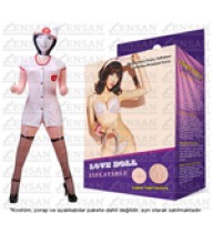 Love Doll Gerçekçi Etdoku Vajina ve Anüslü Şişme Kadın