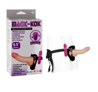 Magic Kok 16.5cm LoveClone Belden Bağlamalı Protez Penis