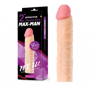 Max Man 50mm Dolgulu Penis Kılıfı - 1