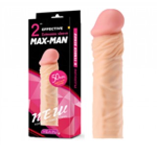 Max Man 50mm Dolgulu Penis Kılıfı - 2