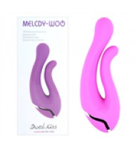 Melody Woo Dual Kiss Çift Uçlu Vibratör Kumandalı