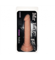 Mr. Baton 13cm Damarlı Vantuzlu Dildo