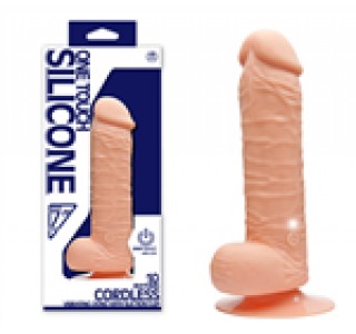 One Touch Silicone 18cm Kablosuz Vibratör - Ten Model 2