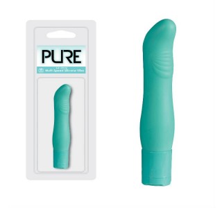 PURE 9cm Yeşil Silikon Vibratör