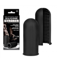 Silicone Stroker Mastürbatör - Siyah