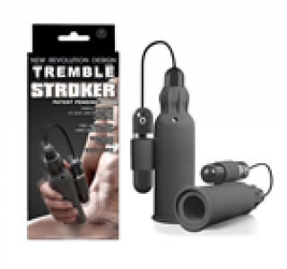 Tremble Stroker Titreşimli Modern Mastürbatör - Gri..