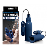 Tremble Stroker Titreşimli Modern Mastürbatör - Mavi