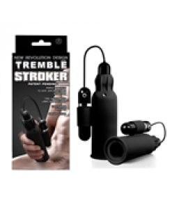 Tremble Stroker Titreşimli Modern Mastürbatör - Siyah