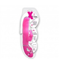 X Vibe Klitoral Uyarıcılı Çift Motorlu Teknolojik Vibratör - Pembe