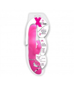 X Vibe Klitoral Uyarıcılı Çift Motorlu Teknolojik Vibratör - Pembe