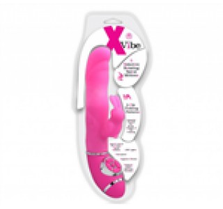 X Vibe Klitoral Uyarıcılı Çift Motorlu Teknolojik Vibratör - Pembe