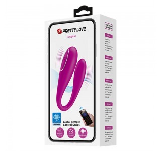 Usb Şarjlı Telefondan Kumandalı Klitoris Uyarıcılı Teknolojik Vibratör (BDM4582HP)